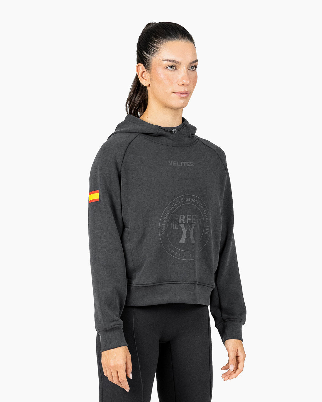 RFEH hoodie crop Holo