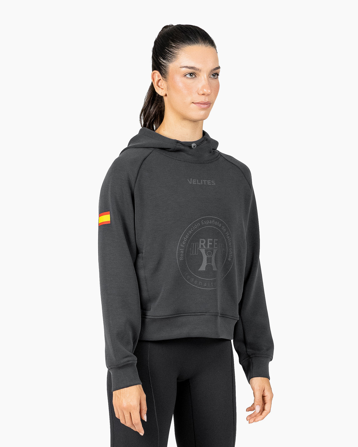 RFEH hoodie crop Holo