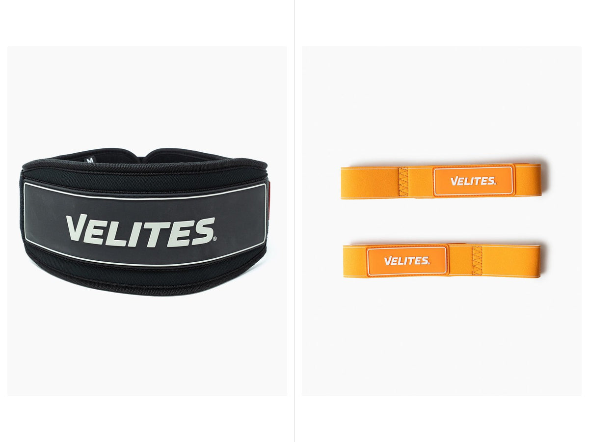 Bælte Black + Stropper Orange/White