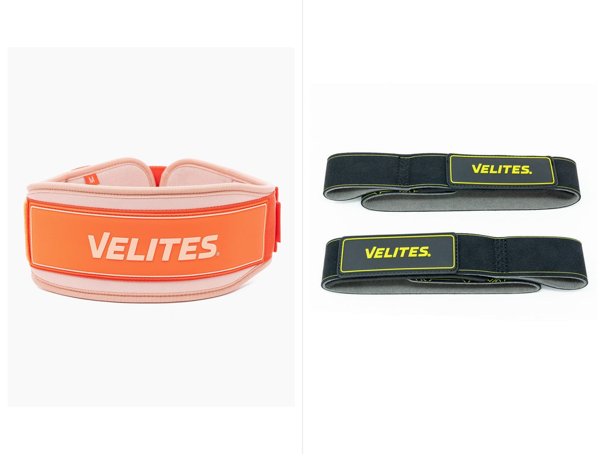 Bælte Orange/White + Stropper Black