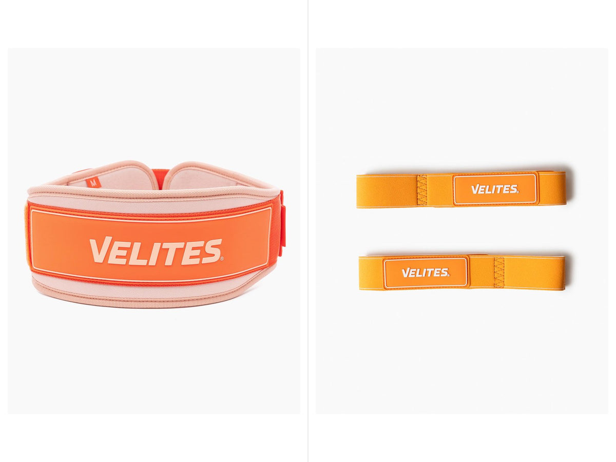 Bælte Orange/White + Stropper Orange/White