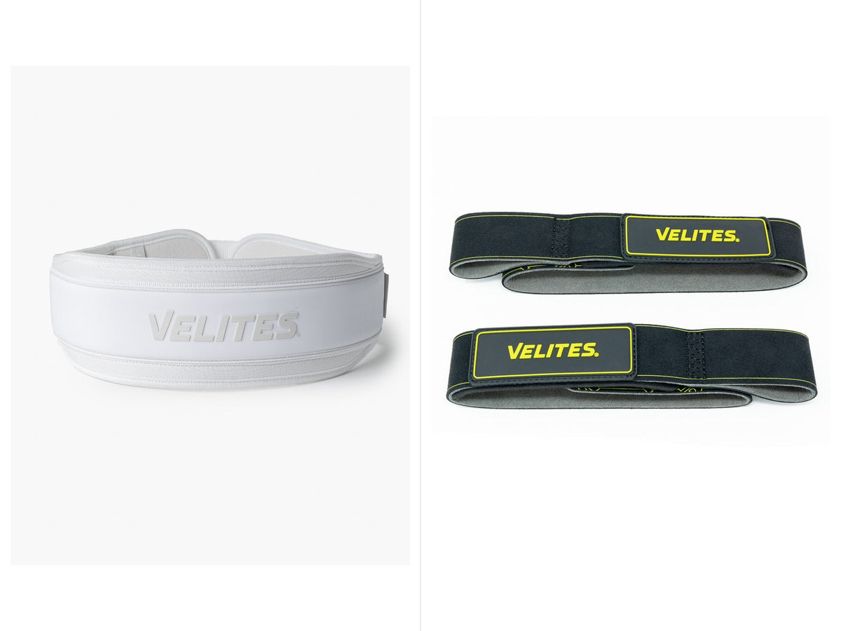 Bælte White + Stropper Black