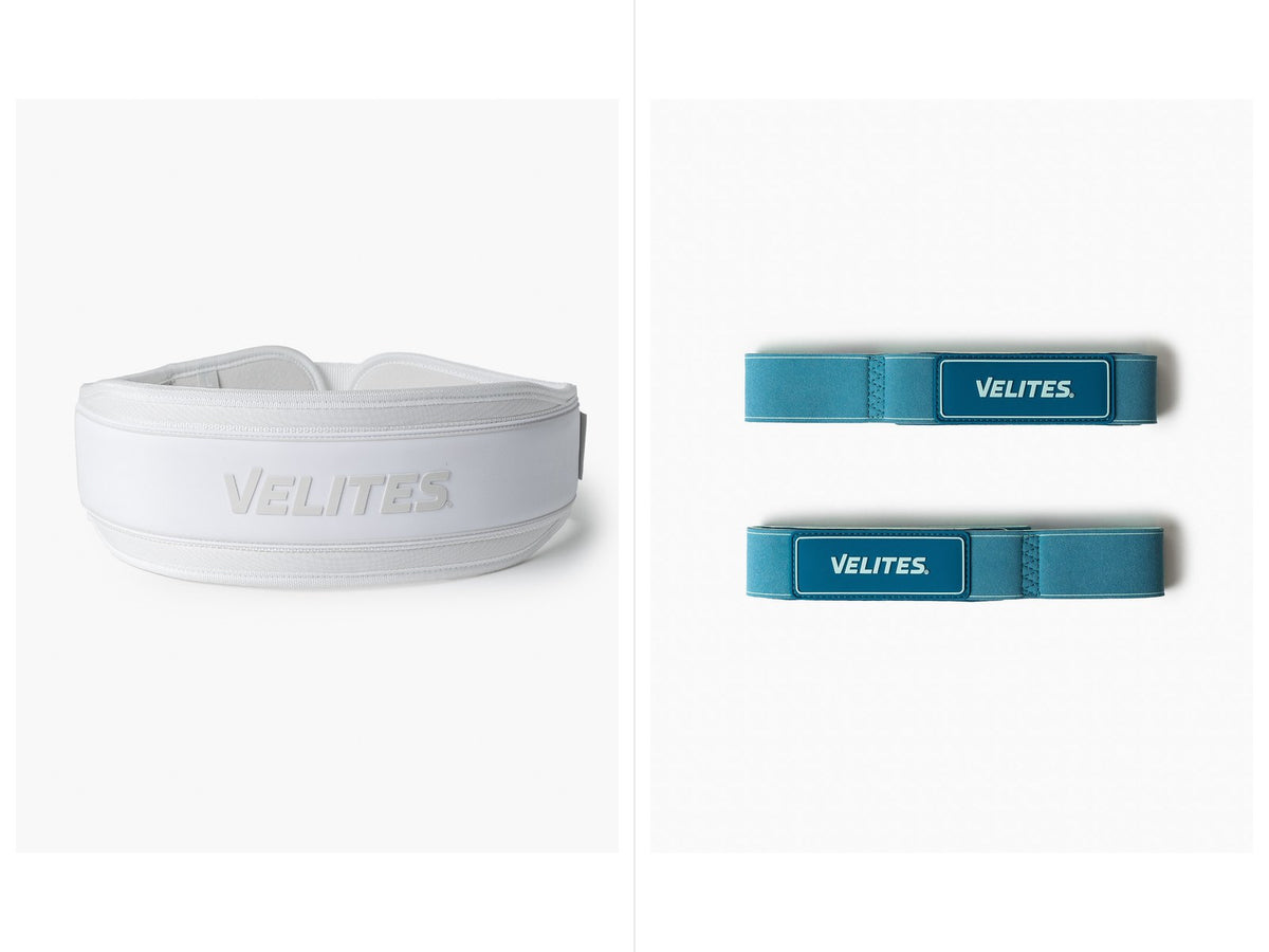 Bælte White + Stropper Blue Light